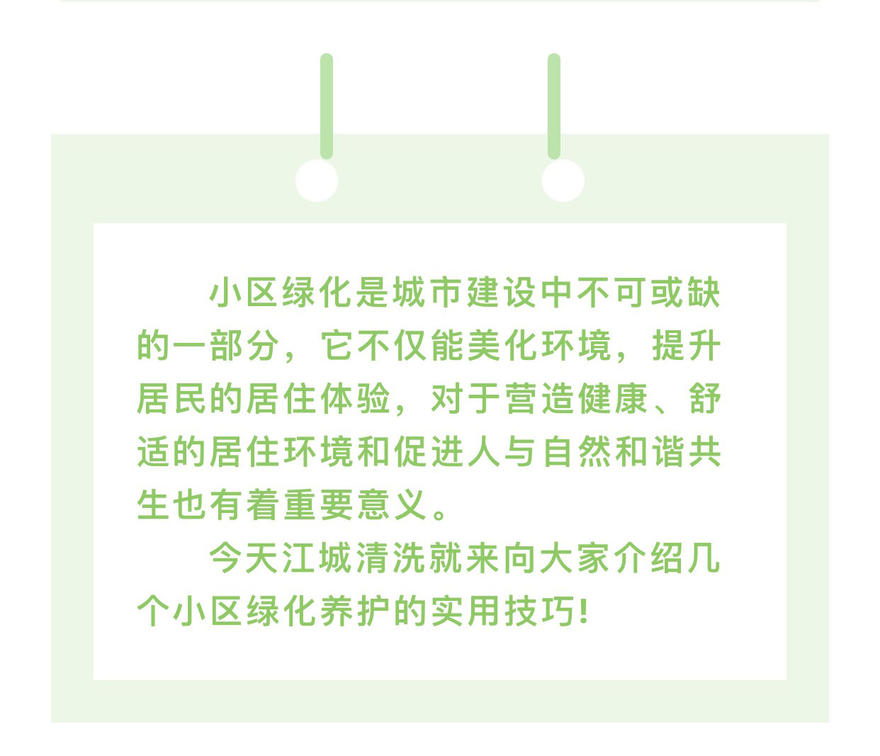小(xiǎo)區綠(lǜ)化之道：綠(lǜ)化養護實用技巧大揭秘